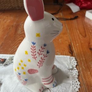 Vintage ceramic bunny.
